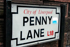 Penny Lane sign