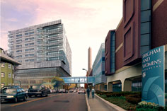 Digital rendering of the Brigham & Women’s Hospital’s Carl J. and Ruth Shapiro Cardiovascular Center